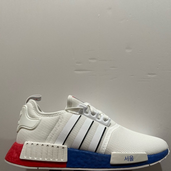 Adidas, NDM, FY1163, White, Blue & Red - Picture 11 of 13